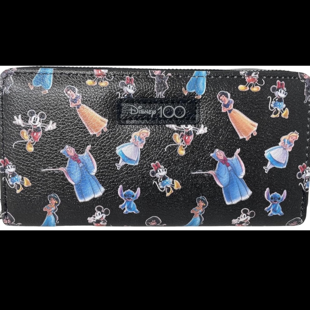 Disney 100th 8 inches PU Deluxe Wallet for Adult & Kid